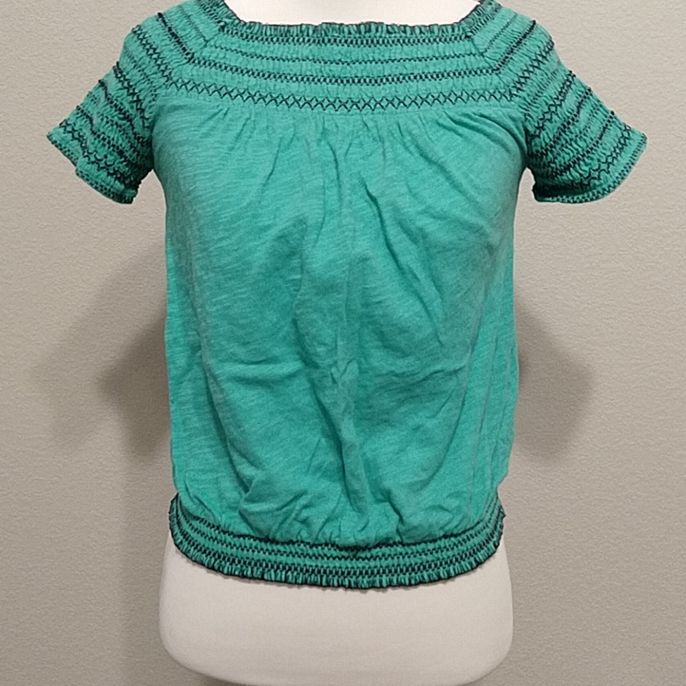 Anthro Deletta XS top Like new